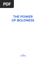 The Power of Boldness - Workbook 1