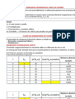 Generador Congruencial Lineal de Lehmer - A