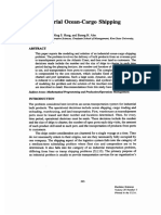 An Industrial Ocean-Cargo Shipping Problem: Administrative Sciences, G W e School Management, Kent, OH 44242-0001