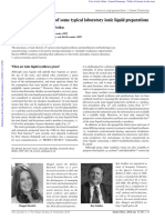 Assessing The Grenness of Some Typical Laboratory Ionic Liquid Preparations", M. Deetlefs, K. R. Seddon, Green Chem. 12, 17-30 (2010)