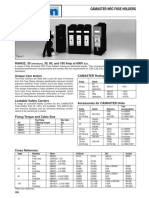 Camaster HRC Fuse Holders: RANGE: 30, 30, 60, and 100 Amp at 600V A.C