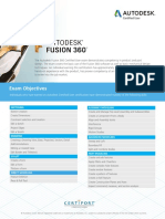 ACU Fusion 360 Exam Objectives 0120