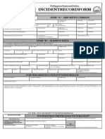 Incident Record Form