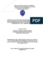 Incidencia de Los Sistemas de Informacion Gerencial en El Manejo de Las Cuentas Por Cobrar en La Tienda de Electrodomesticos Del Municipio de Nagua Caso: Muebleria Myc, S.R.L., Periodo 2018-2019.