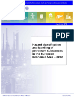 Hazard Classification and Labelling of Petroleum Substances in The European Economic Area - 2012