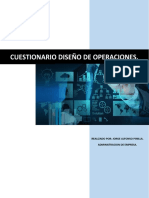 Preguntas Diseño de Operaciones