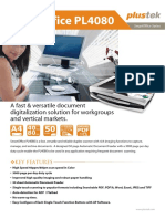 Smartoffice Pl4080: A Fast & Versatile Document Digitalization Solution For Workgroups and Vertical Markets