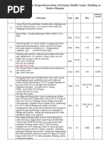 Detailed Estimate For IMS Hospital Heerpora