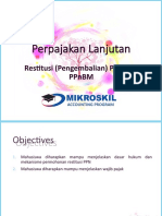 Chapter 9 Restitusi (Pengembalian) PPN Dan PPNBM