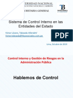 Sistema de Control Interno en Las Entidades Del Estado