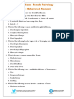 Mcqs and Cases: Female Pathology Made By: Mohammed Alamami