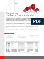 Hazardous Area Sounders and Powered Loudspeakers: Model ES Series