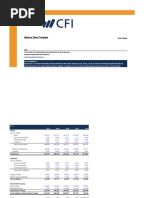 Balance Sheet Template: Strictly Confidential