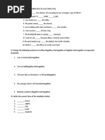 I. Choose The Correct Preposition (At / in / On / From / To)