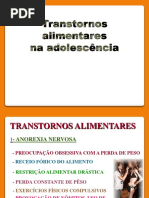 Slides para Baixar Transtornos Alimentares Na Adolescência