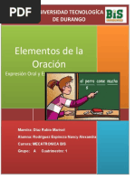 Elementos de La Oracion