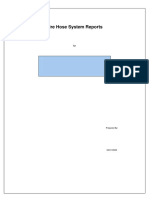 Fire Hose System Reports: Prepared by