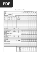 Roomside Calculation Sheet