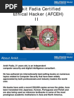 Ankit Fadia Certified Ethical Hacker (AFCEH) II