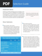 Cleanroom Glove Selection Guide