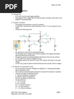 chp4 - BJT AMPLIFIER - NOTES