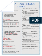 Present Continuous Tense: Am / Is / Are + Verb-Ing