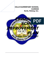 School Improvement Plan of Jose Frencillo Elementary School