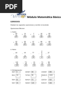 Módulo Matemática Básica ACT 2