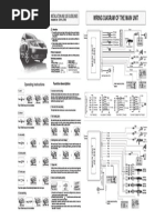 Keyless Entry System: Wiring Diagram of The Main Unit