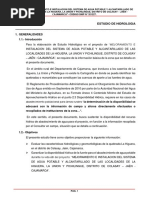 Informe Hidorlogico Fonseca