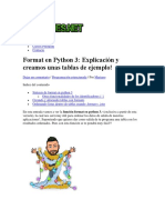 Format en Python 3