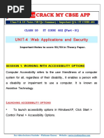 Web Applications and Security It Code 402 Notes