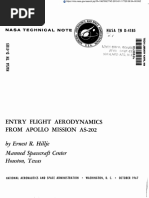 NASA. Hillje, E. Entry Flight Aerodynamics From Apollo Mission (Bank Angle)