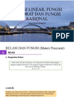 Fungsi Linear, Fungsi Kuadrat Dan Fungsi Rasional