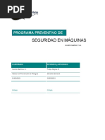 Programa de Seguridad en Maquina - Mundo Marino