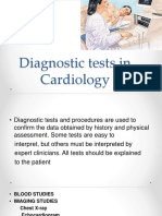 Diagnostic Tests in Cardiology