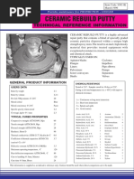 Ceramic Rebuild Putty: Technical Reference Information