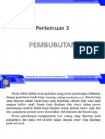 Pertemuan 3: Pembubutan