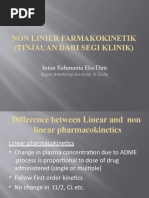 Non LINIER FARMAKOKINETIK (Tinjauan Dari Segi Klinik)