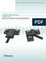 Datum Electronics: Series 460 Bolt-On Strain Gauge Sensors