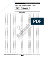 AIATS-2021 (OYM-CF) Test-07 - Code-A - Solutions