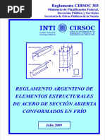 Cirsoc 303 Chapa Plegada