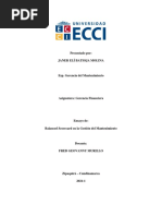 Ensayo Balanced Scorecard