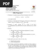 Taller ALgebra Lineal 3C