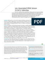 Factors Associated With Severe Sars-Cov-2 Infection: Background