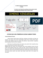 KD 3.8 Aturan Dan Cara Pemberian Ukuran Gambar Teknik