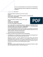 1) JSK Has To Determine With Tax Method That It Wishes To Adopt Prior To We Being Able To Go Forward With The Tax Simulations