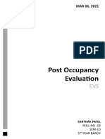 Post Occupancy Evaluation