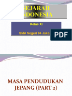 SEJARAH INDONESIA Kelas XI - Kebijakan Pendudukan Jepang Di Indonesia