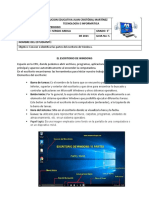 GUÍA No 5 - EL ESCRITORIO DE WINDOWS 1